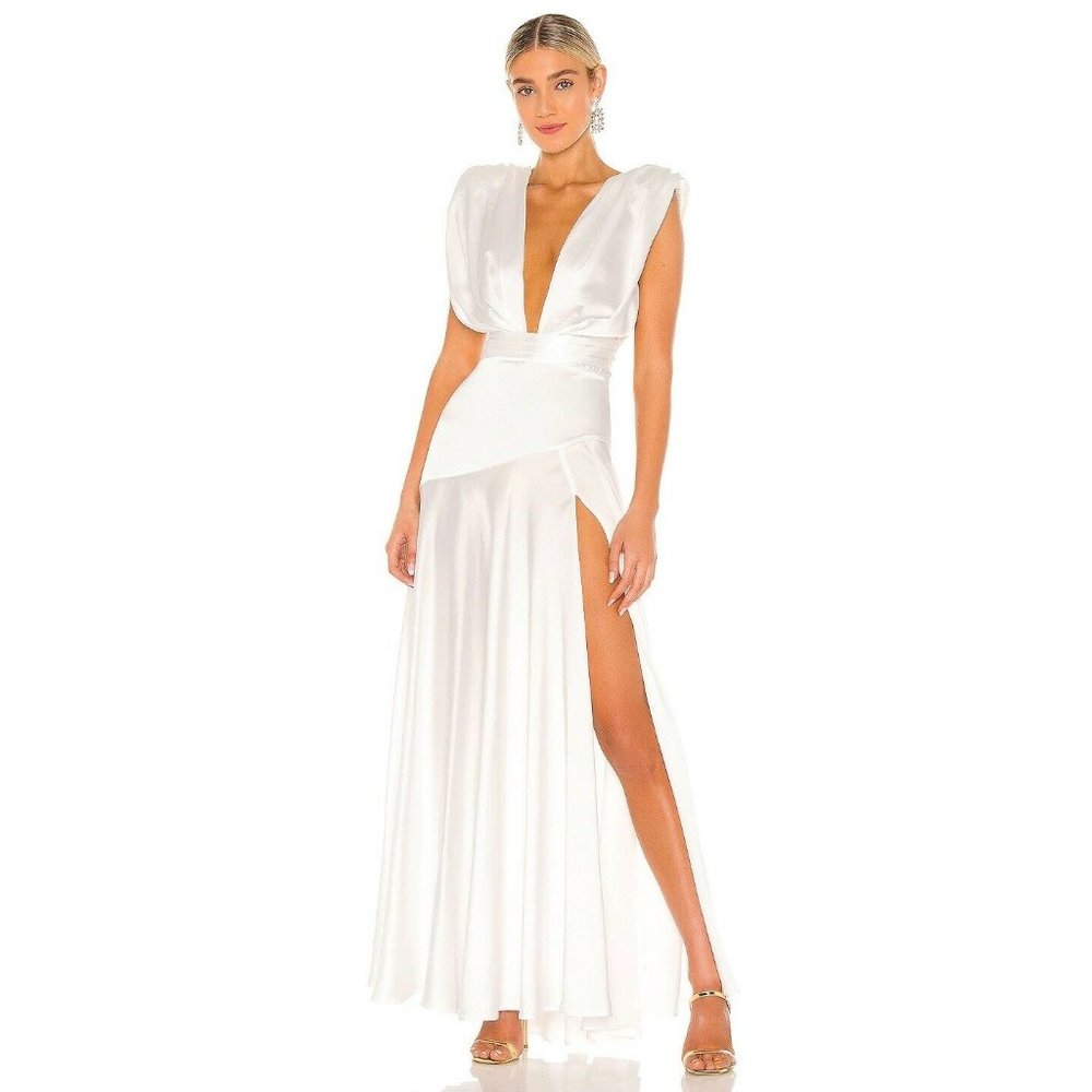 Bronx and Banco Romi Bridal Gown White Wedding Dress Party XS NWT $690